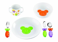 Набір дитячий : столова, супова тарілка, столові прибори, кухоль 07560052 GUZZINI