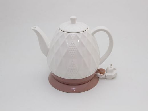 GIPFEL Чайник електричний 1,5л. Матеріал: кераміка, пластик. Колір: білий 1170 GIPFEL
