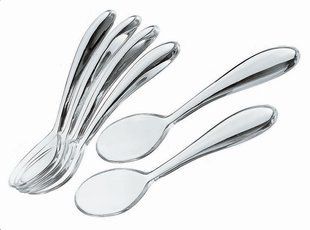 SET OF 6 TEASPOONS CM12 FEELING прозрачный 21730000 GUZZINI
