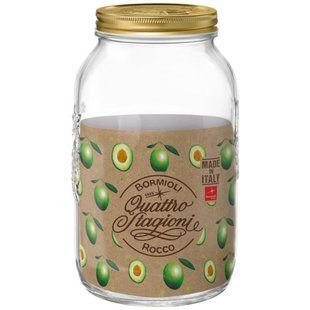 Банка з кришкою Bormioli Rocco серія "Quattro Stagioni" 3.8 л прозорий 357765MDD121990 BORMIOLI ROCCO