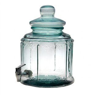 Диспенсер з кришкою та краником BOHEMIAN 32х24 см, 6,5л прозорий 5936G20 VIDRIOS SAN MIGUEL