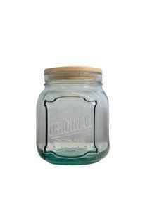 Банка с крышкой MADERA ORIGINAL 16х12,5 см, 1.1л прозрачный 5631T VIDRIOS SAN MIGUEL