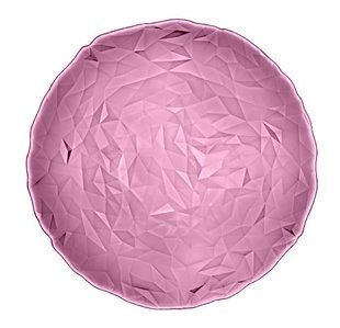 Блюдо стеклянное DIAMOND Вишневое 33 см вишневый 431270F26321990 BORMIOLI ROCCO