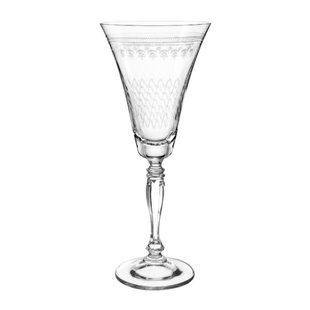 фужеры для вина 6шт. viktoria 230 прозрачный с рисунком 6848 BOHEMIA