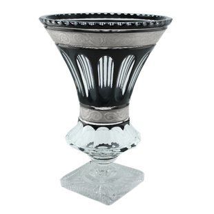 Ваза Black GOLD crystal 405 мм прозорий 5808 BOHEMIA