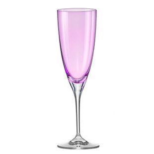бокалы для шампанського 2 шт Kate Violet 220 мл фиолетовый 8342 BOHEMIA