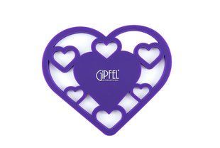 GIPFEL Підставка силіконова 20х17х0, 5см. фіолетовий 0295 GIPFEL