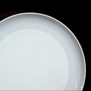 набор тарелок десертных 19см 6шт . tom белый 00000001303 THUN