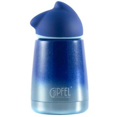 GIPFEL Термос вакуумний GATTA 300мол. Матеріал: нержавіюча сталь 18/8, пластик, силікон. Колір: синій градієнтний 8356 GIPFEL