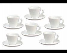 Набір чашок з бл. 200мл 12пр. Tom белый 00000005488 THUN
