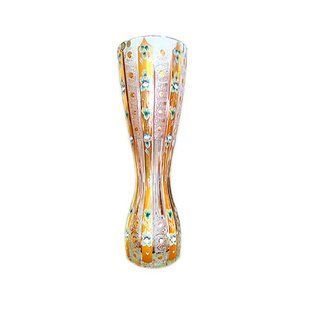 ваза GOLD crystal 500 мм прозорий/золотий 5812 BOHEMIA