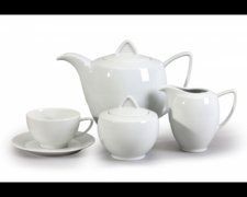 Чайний сервіз 17пр./6п. Lea білий 00000005700 THUN