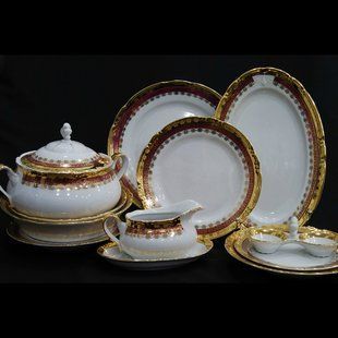столовый сервиз 27пр./6п . constance белый 00000000363 THUN