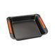 GIPFEL Форма для випічки прямокутна MIST 31x25,5x6 см з антипригарним покриттям Ксилан, ручки покриті силіконом, вуглецева сталь чорний 0303 GIPFEL