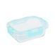 GIPFEL Контейнер скляний з кришкою AVALANCHE 370 мл, 15,6 х11, 7х5, 6 см прозорий 50975 GIPFEL
