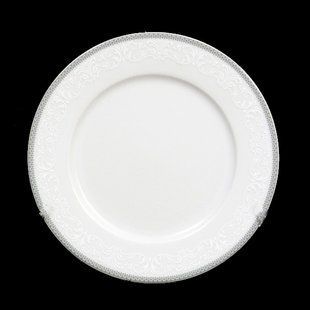 Блюдо кр. мілке 30см Opal белый 00000004553 THUN