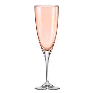 бокалы для шампанського 2шт Kate Pink 220 мл розовый 8345 BOHEMIA