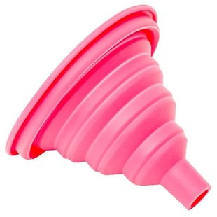 GIPFEL Лійка складана силіконова, діаметр 11см. Колір рожевий 0268 GIPFEL