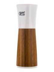 GIPFEL Млин ручний TROPICA для солі та перцю, 17 см. Колір: білий. Матеріал: пластик, бамбук, кераміка. 9153 GIPFEL