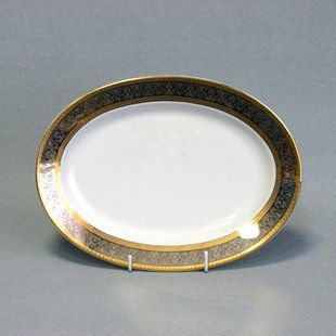Блюдо овальне 32см Opal белый 00000000176 THUN