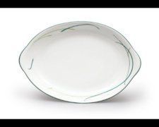 Блюдо овальне 32см Opal белый 00000005744 THUN