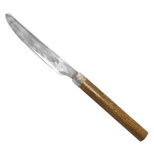 Ніж столовий Wood walnut 18/C металевий mz466735 MAZHURA