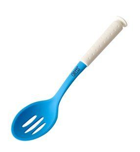 GIPFEL Ложка з прорізами LOLLIPOP 30,9х6, 9х4, 7см (нерж. сталь, силікон) блакитний 0236 GIPFEL