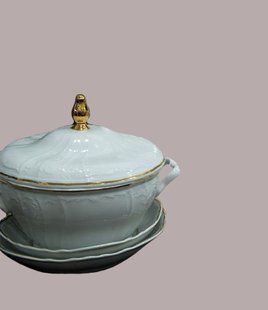 супница с крышкой 2,50 л bernadotte белый 00000003058 THUN