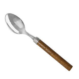 Ложка столова Wood walnut 18/C 20 см металевий mz462196 MAZHURA