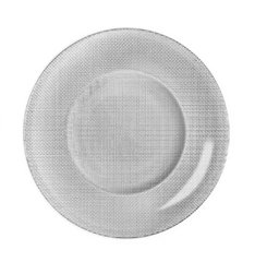 INCA: Блюдо стеклянное 31см (серебряное) 450012MP2321911 BORMIOLI ROCCO