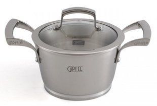 GIPFEL Каструля GENESIS 16х9, 5 см/1,6 л (нерж. сталь) металевий 1252 GIPFEL