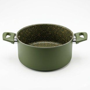 Кастрюля GREEN 24 см, толщина 2.5мм зеленый GREC2425EC02 PIARDI HOME