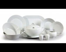 Столовий сервіз 24/6 (без супн.) Lea 2500000 білий 00000005722 THUN
