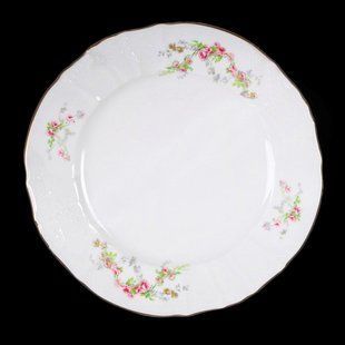 Тарілка мілка 25см Bernadotte білий 00000002944 THUN