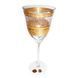 Фужери для вина 6 шт GOLD crystal 220 мл прозорий/золотий 4214 BOHEMIA