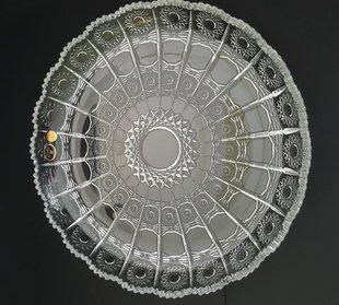 Блюдо кругле 310мм Clasic прозорий 7052 BOHEMIA
