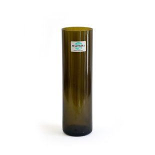 Ваза скляна 21 см d 6,1 см зелений mz727950 MAZHURA