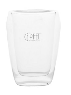 GIPFEL Склянка подвійна 280 мл, скло