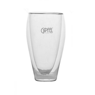 GIPFEL Склянка подвійна 300 мл стекло