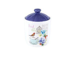 GIPFEL Ємність для зберігання продуктів із кришкою PROVENCE 1000мл. Матеріал: кераміка. Базові кольори: білий, фіолетовий. різнокольоровий 3857 GIPFEL