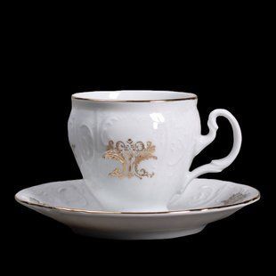 чайний сервіз (вис.чаш.160) 17пр./6п. bernadotte білий 00000000821 THUN