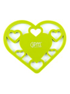 GIPFEL Підставка силіконова 20х17х0, 5см. Колір зелений 0297 GIPFEL