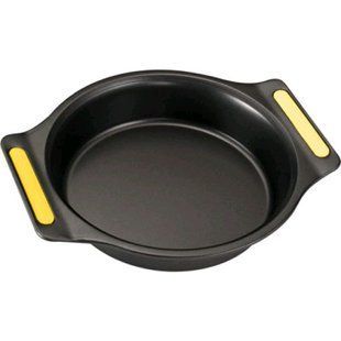 GIPFEL Форма для випічки овальна MIST 31x26,5x6 см з антипригарним покриттям Ксилан, ручки покриті силіконом, вуглецева сталь чорний 0302 GIPFEL