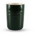 GIPFEL Підставка для зберігання аксесуарів MAJOLICA 900мл, 11х15см. Колір: темно-зелений. Матеріал: жароміцна кераміка зелений 3918 GIPFEL