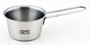 GIPFEL Кокотница COMELY 8х4, 8см (нерж.сталь), матова поліровка усередині, дзеркальна поліровка зовні металевий 6259 GIPFEL
