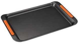 GIPFEL Деко для випічки MIST 39,7x25x2,5 см з антипригарним покриттям Ксилан, ручки покриті силіконом, вуглецева сталь чорний 0306 GIPFEL