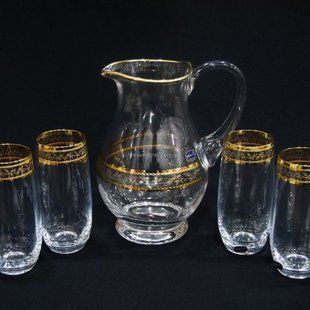Набір для для води Глечик + 6 склянок прозорий 6488 BOHEMIA