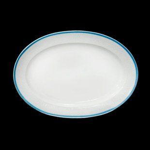 блюдо овальное 39см opal белый 00000000219 THUN