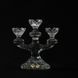 Підсвічник Gold-crystal 190 мм прозорий 6304 BOHEMIA