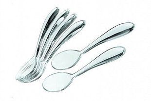 SET OF 6 TEASPOONS 14.5 CM. прозрачный 21731400 GUZZINI